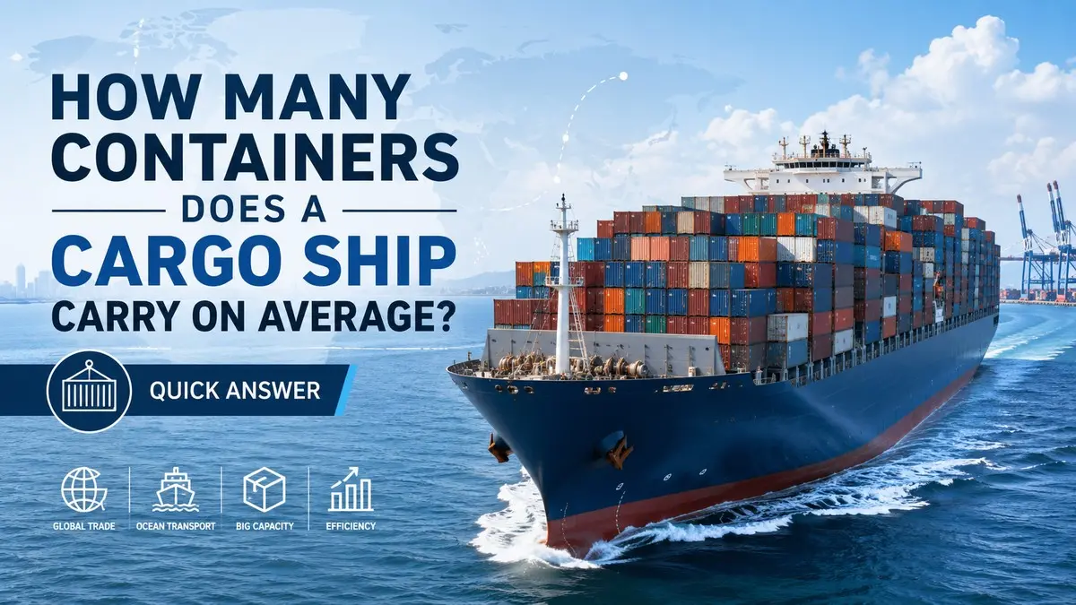 How Many Containers Does a Cargo Ship Carry on Average? (Quick Answer)