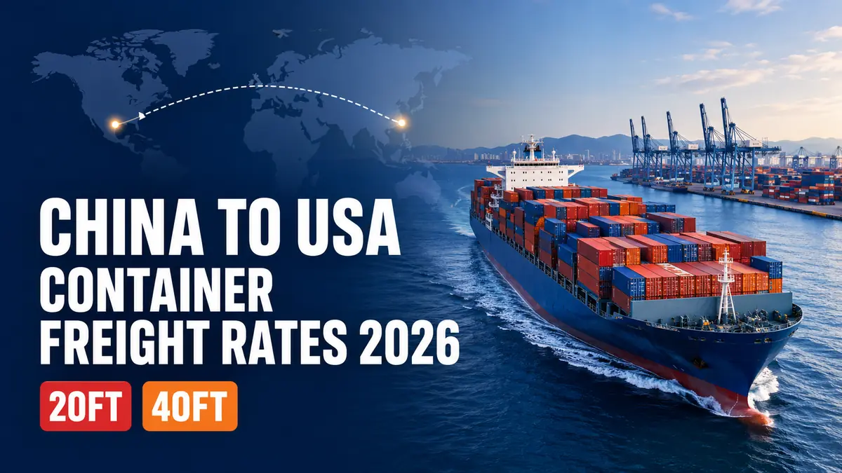 Freight Rates for 20-Foot and 40-Foot Containers from China to the U.S. in 2026 (Quick Answer)