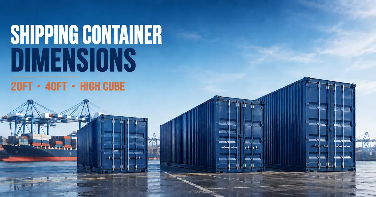 Shipping Container Dimensions and Sizes: A Complete Guide