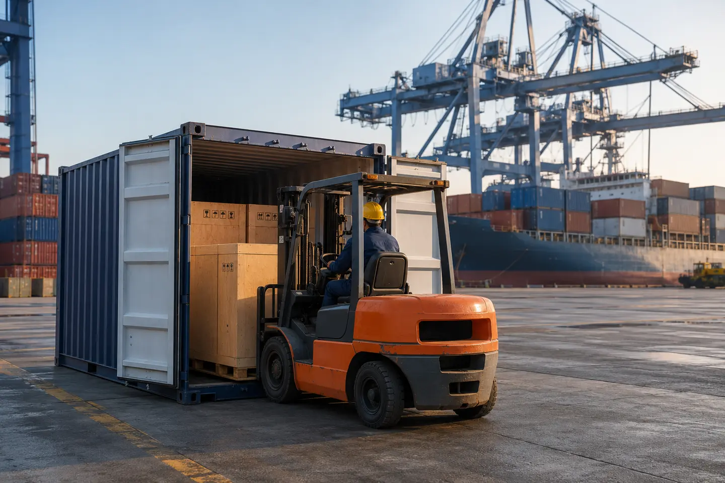 Case Study: Machinery Shipping from Ningbo to Los Angeles by 20GP Container