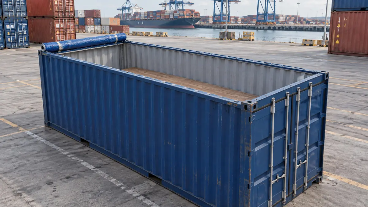 Open top container